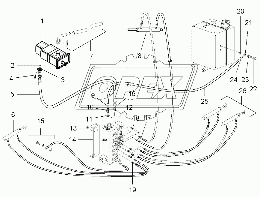 Oil Tank - From Serial Number 551510031