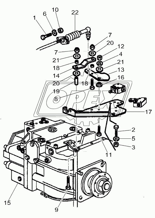 Multifunction Lever For Hydrostatic Transmission 1