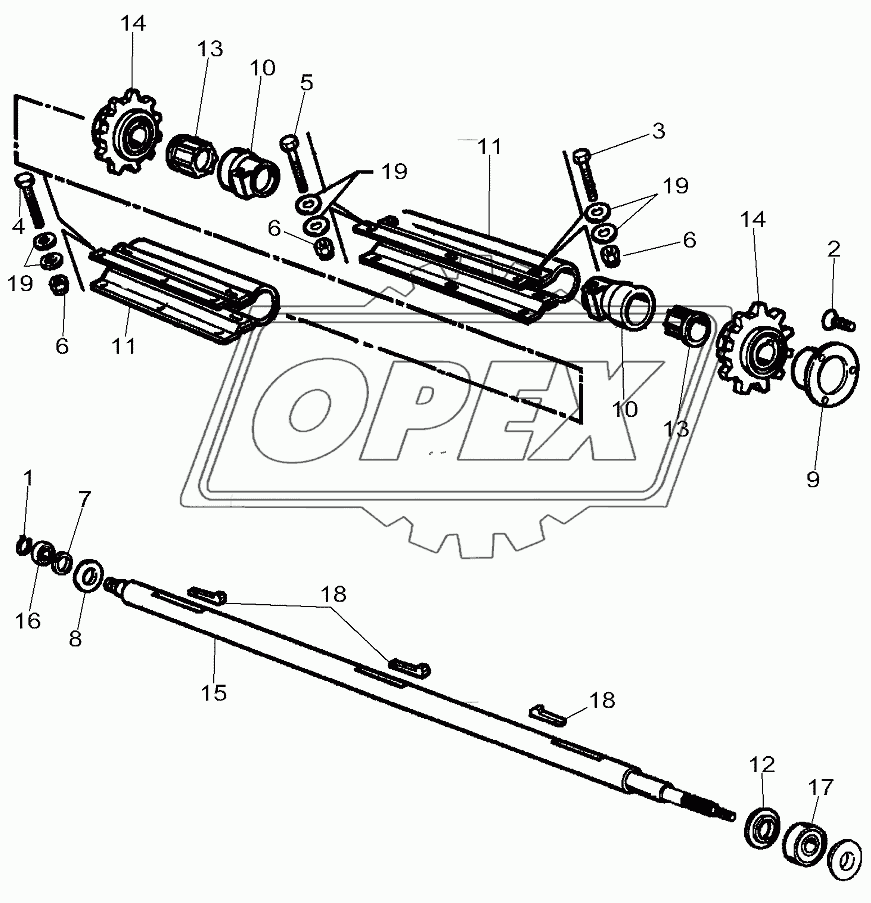 Front Elevator - Upper Shaft