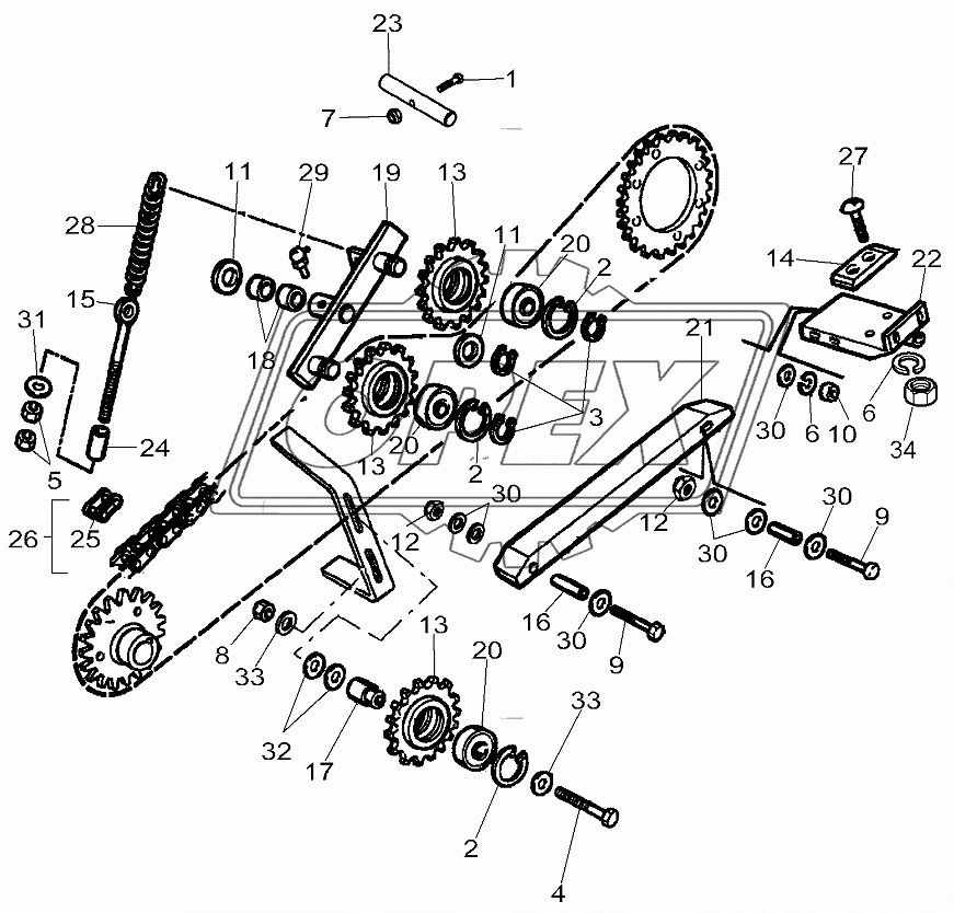 Front Elevator Standard - Transmission