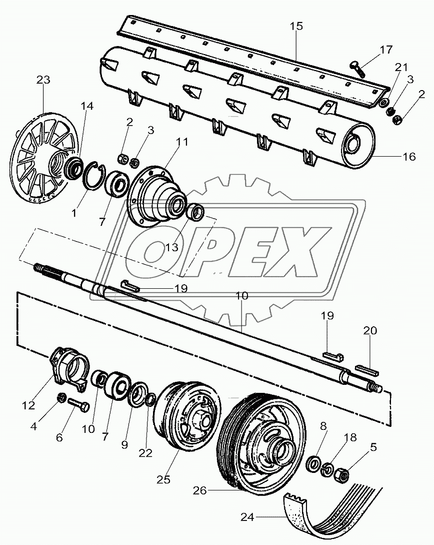 Beater Behind Drum