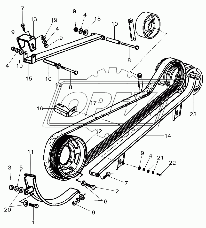 Thresing Mechanism Drive