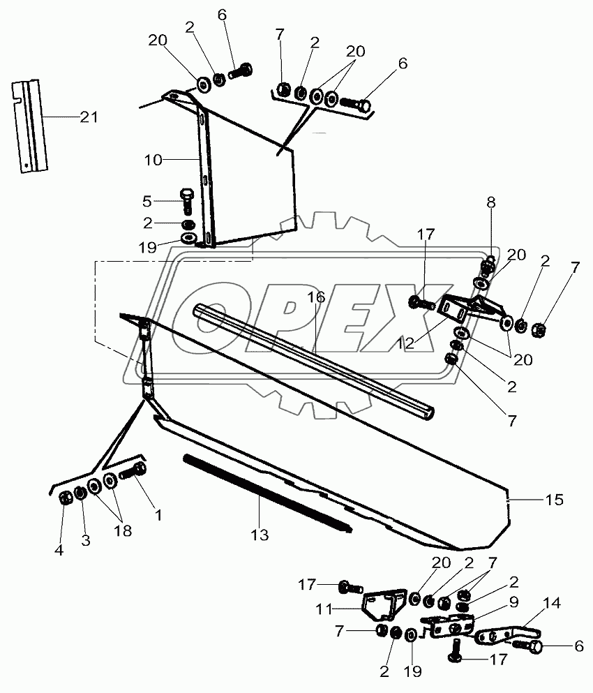 Straw Chopper - Drive Guard