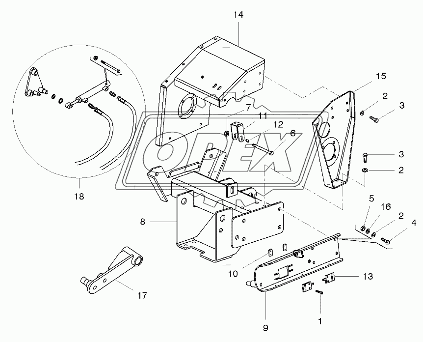 Straw Chopper - Supports 1