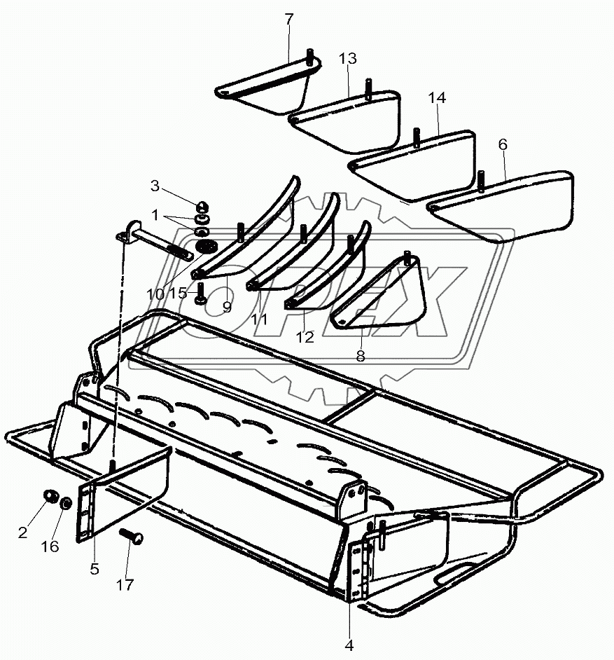 Straw Chopper - Deflectors 1