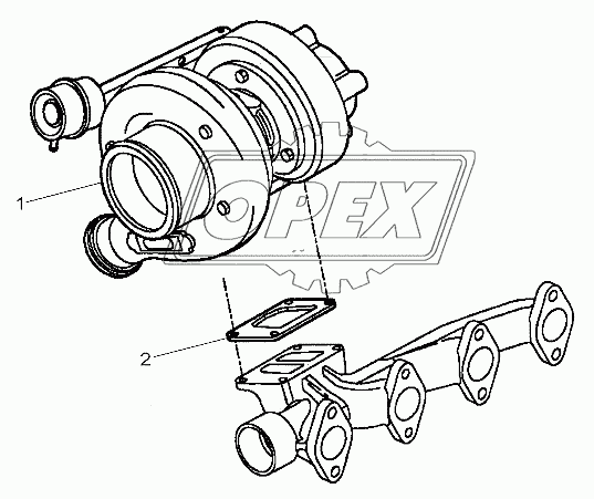 Turbocharger - From Serial Number 551510031