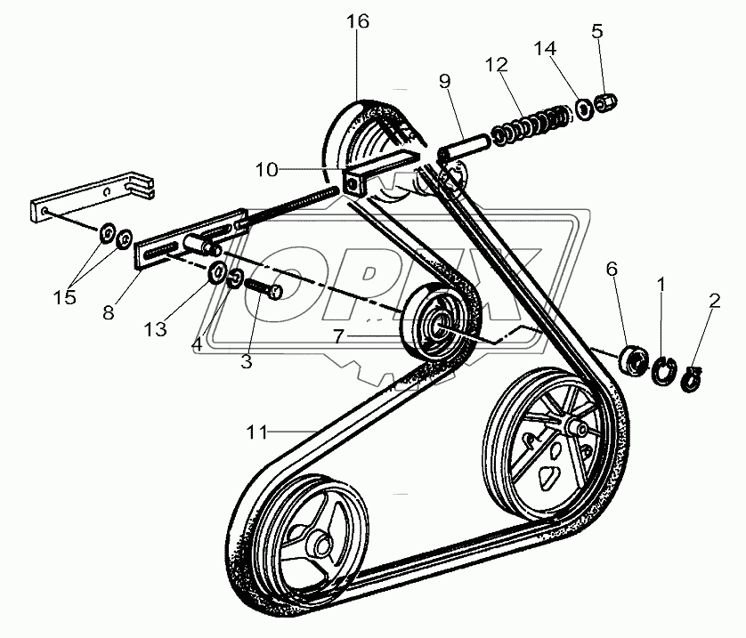 Shaker Shoe - Belt Tensioner