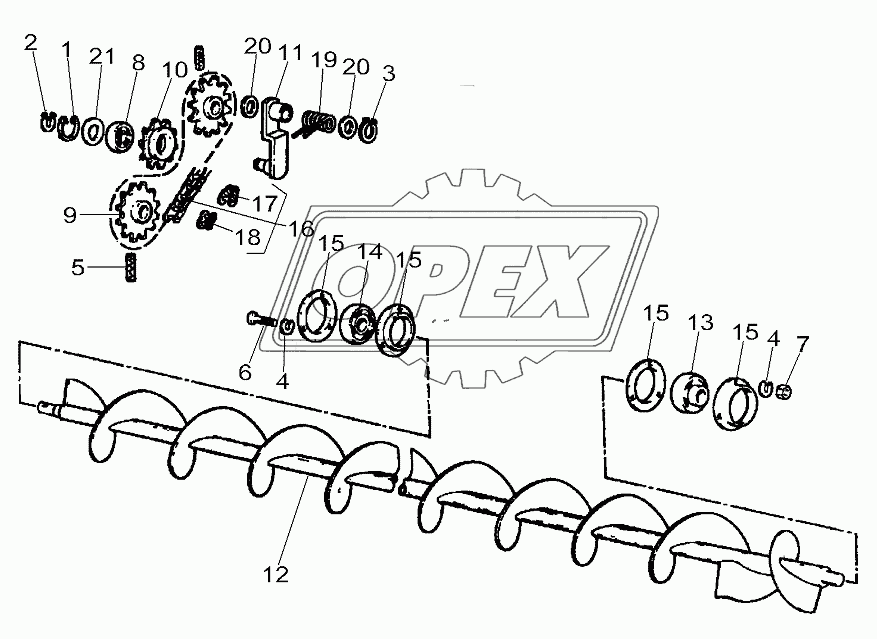 Tailings Elevator Anthwear Auger