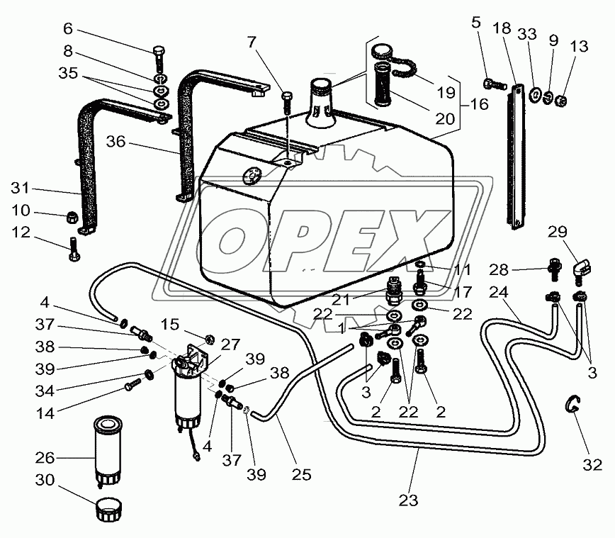 Fuel Tank - From Serial Number 551510031