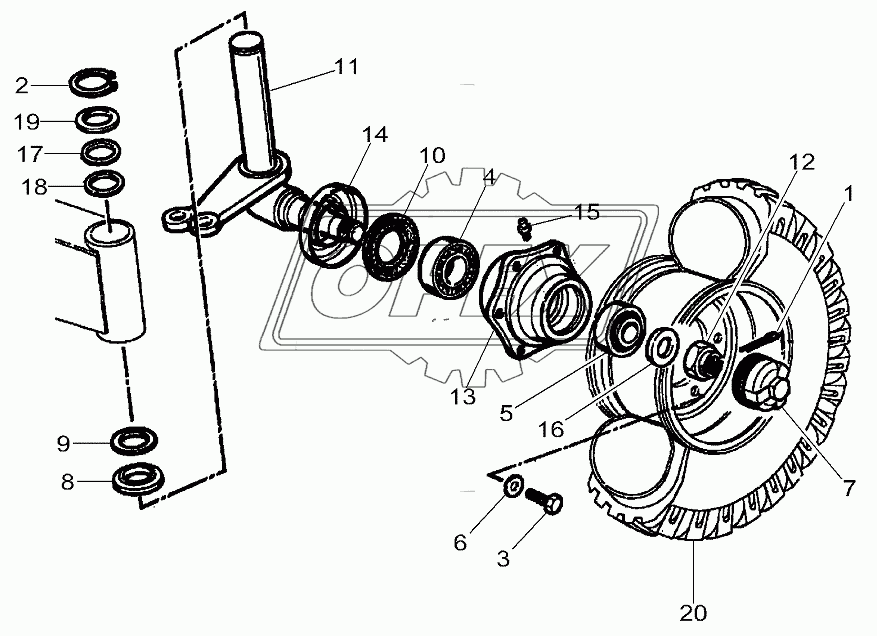 Rear Axle - Adjustable 3