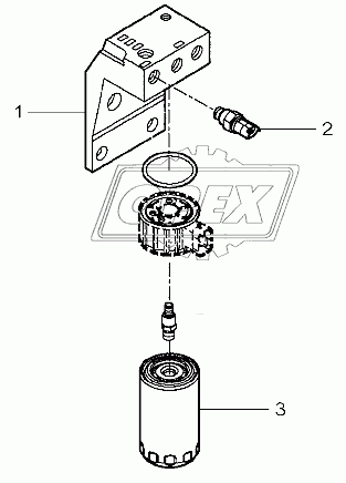 Fuel Filter - From Serial Number 551510031 1