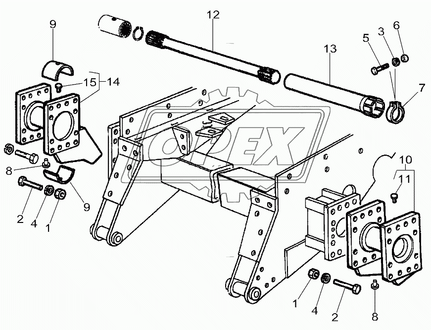 Chassis Crawler Tracks - 6 Rollers 1