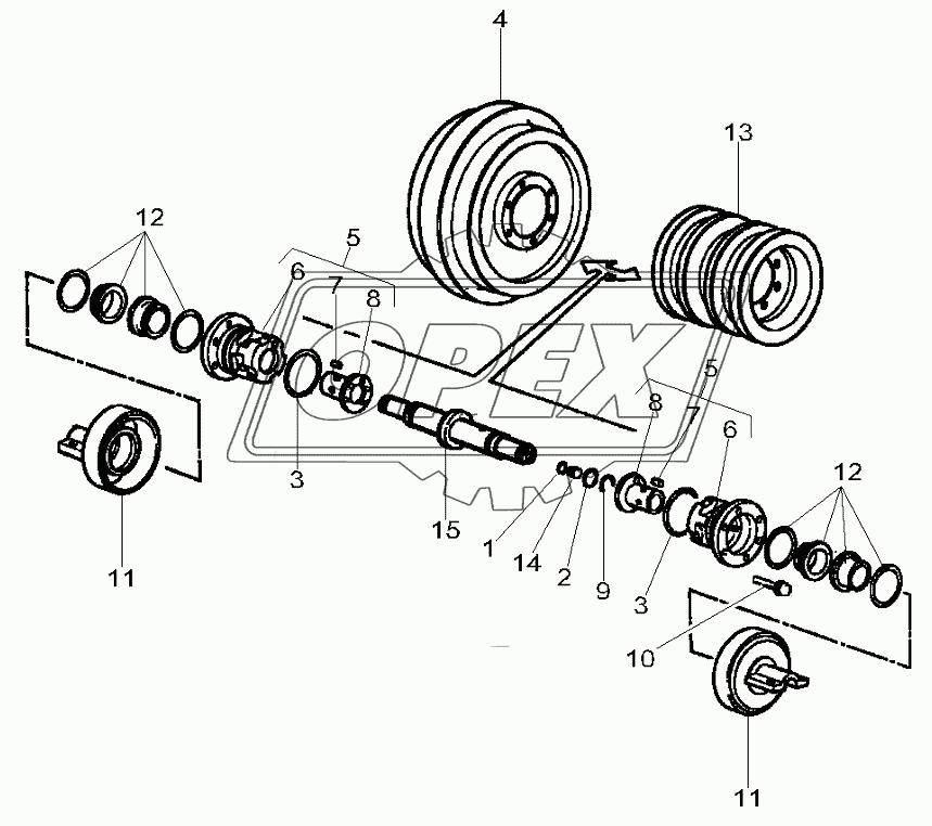 Rollers Elements And Idler Wheels