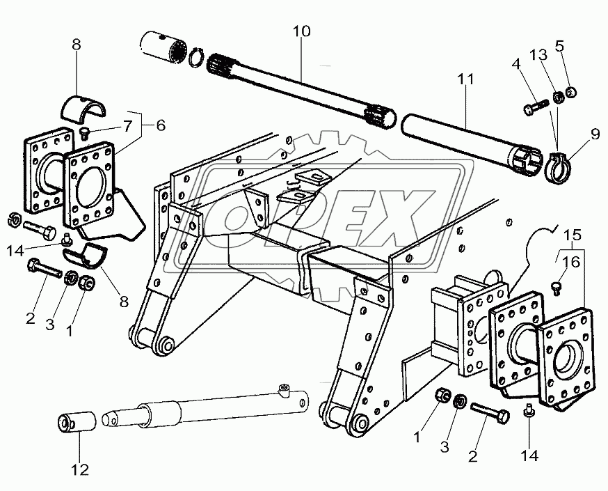 Chassis Crawler Tracks - 7 Rollers 1