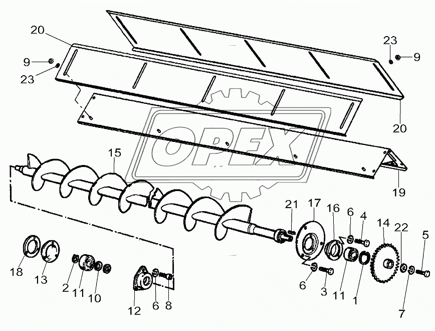 Grain Tank Unloading Auger