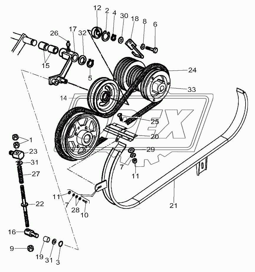 Drive And Unloading Tank Clutch 2