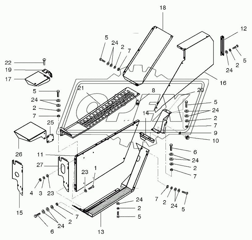 L.H. Side Wall Guard 3