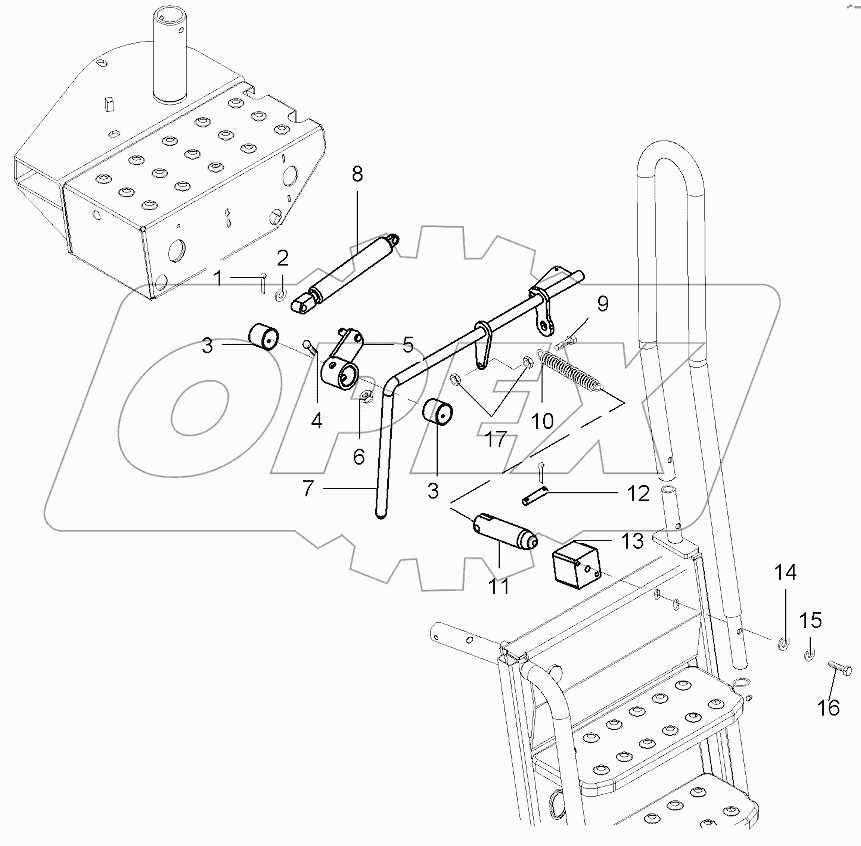 Ladder Footboard From Serial Number 551510027