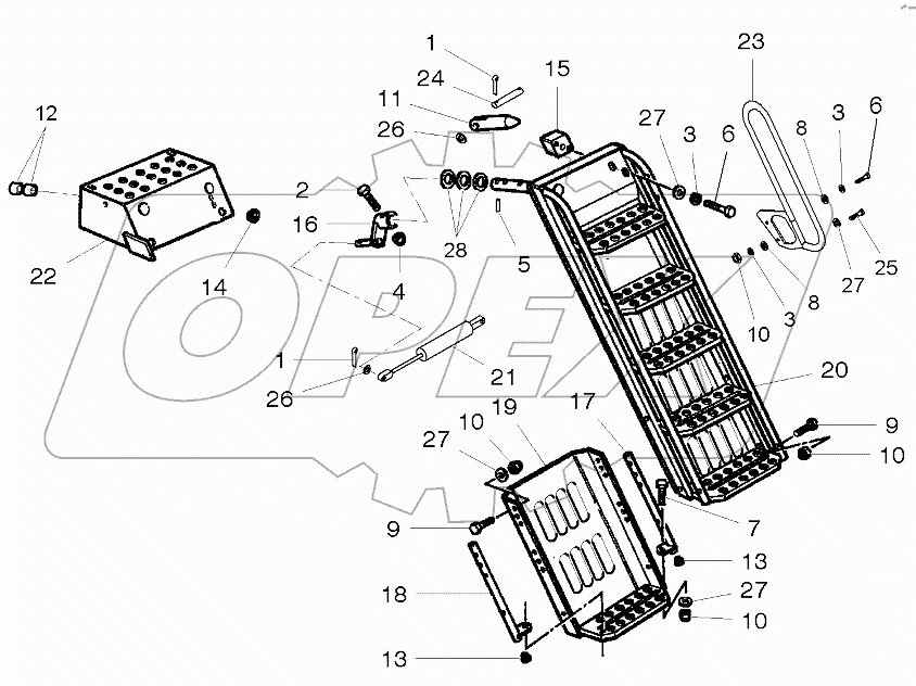 Ladder Footboard Up To 551510026