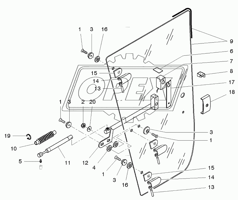 Cab Left Door