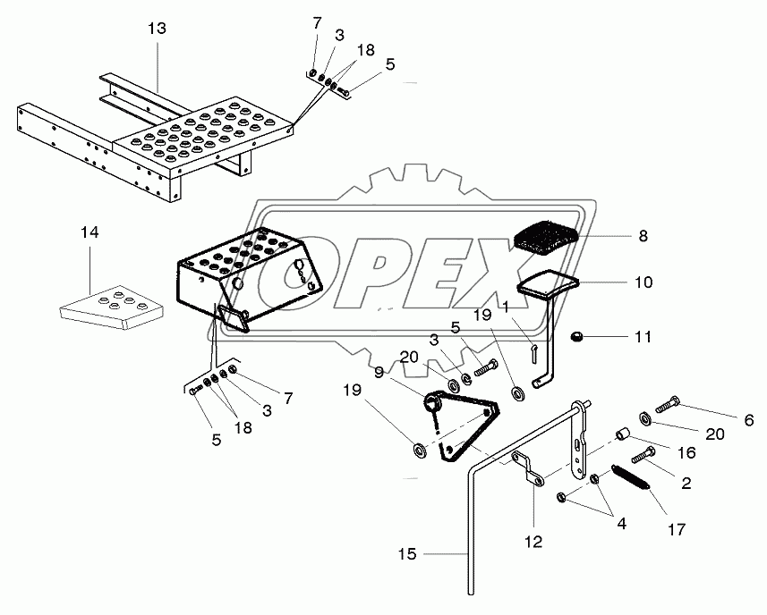 Ladder Footboard Extention Up To 551510026