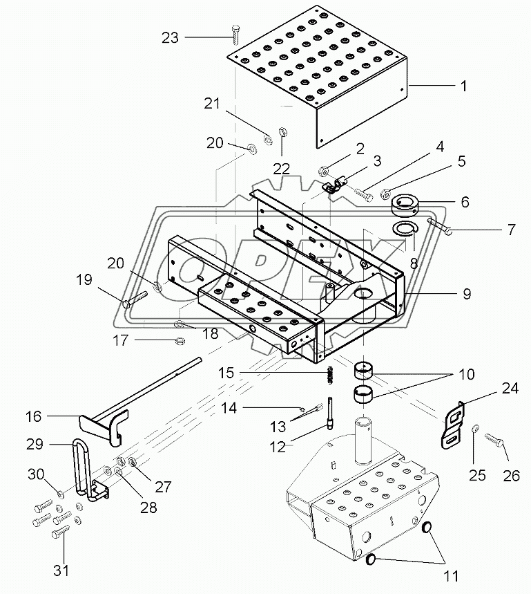 Ladder Footboard Extention From Serial Number 551510027