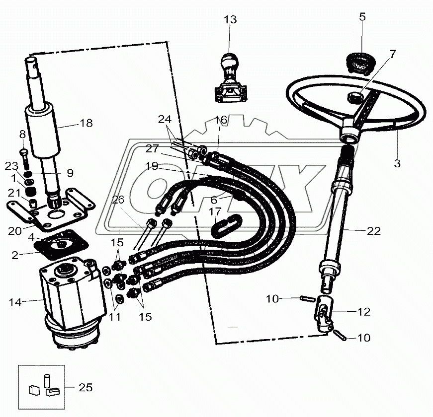 Cab Steering Column 2