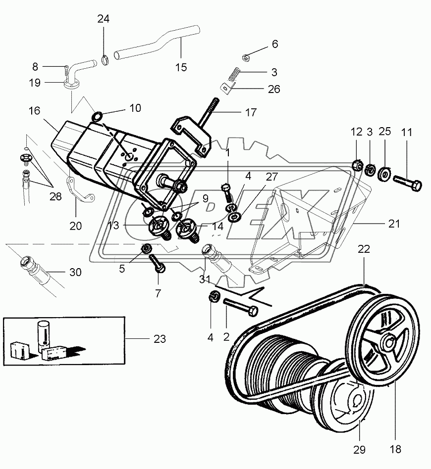 Hydraulic Pump From Serial Number 551510031