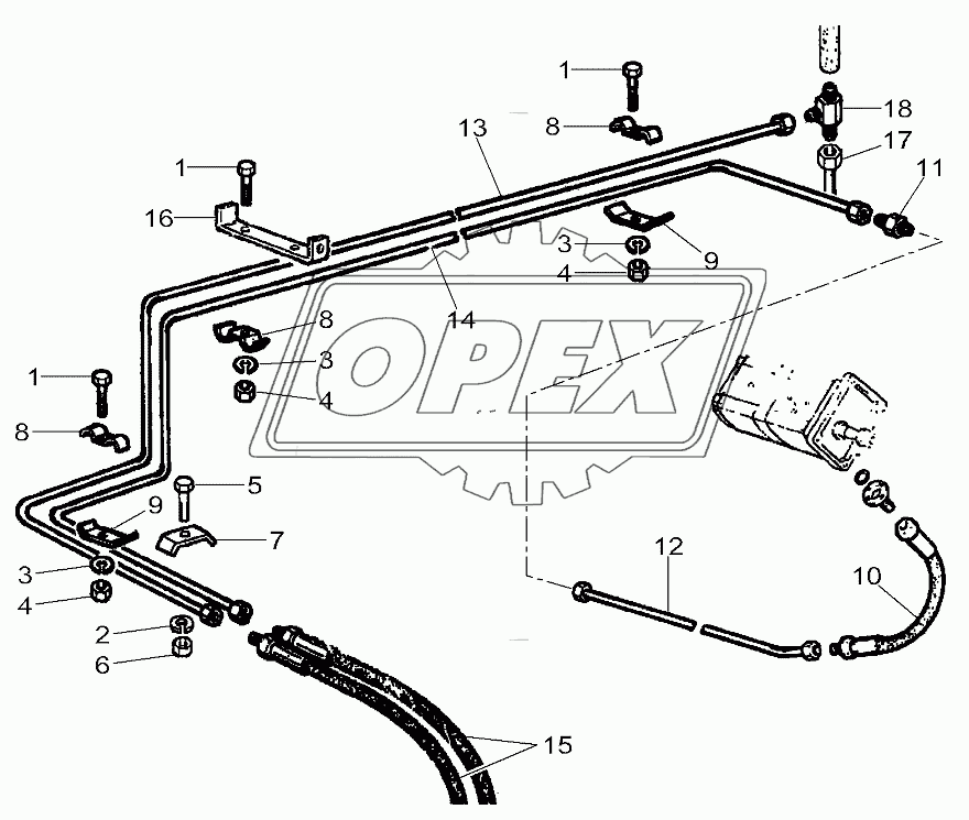 Drive Hydraulic Circuit 1