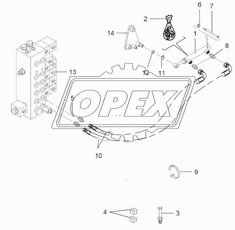 Straw Chopper Transmission - From Serial Number 551510031