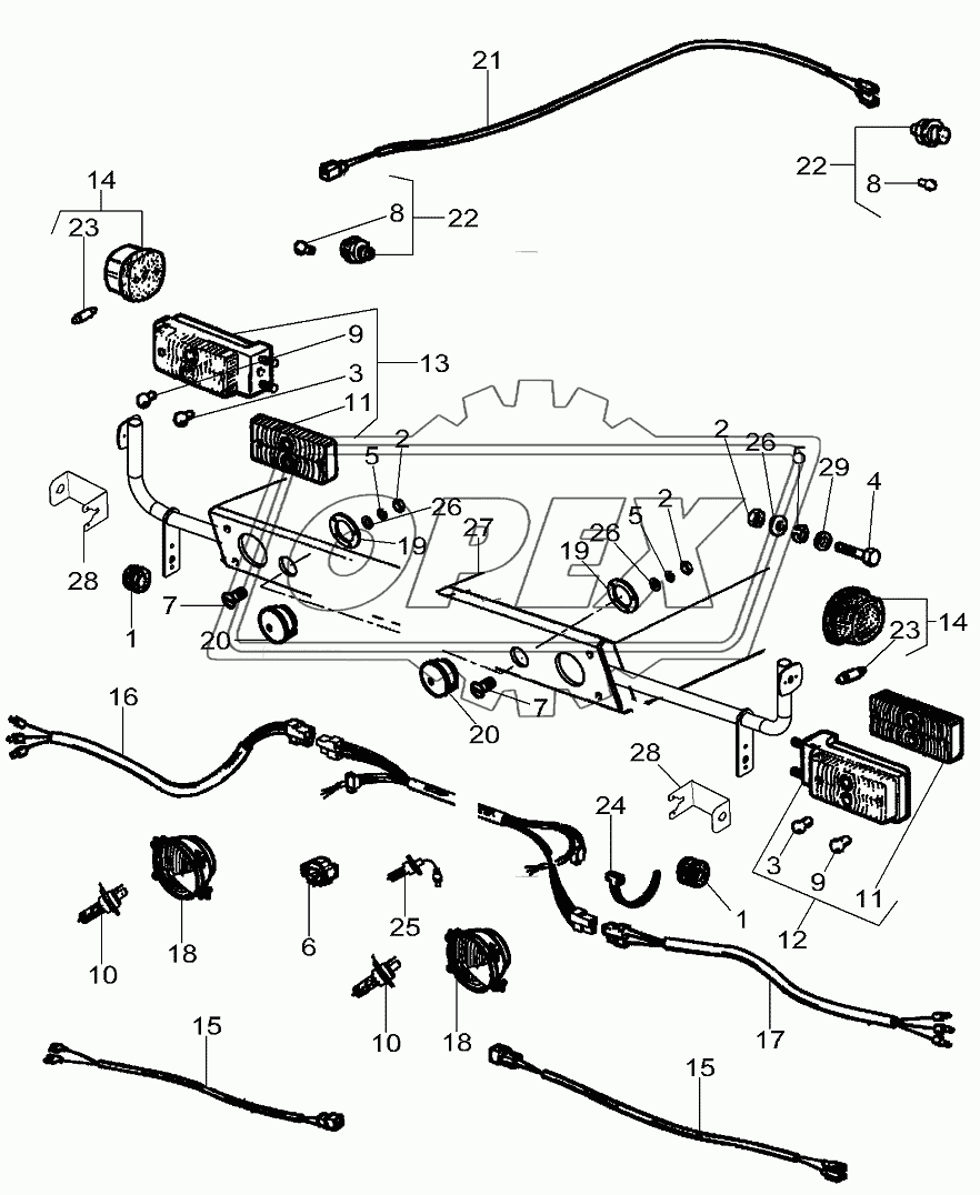 Front Lighting Components 1