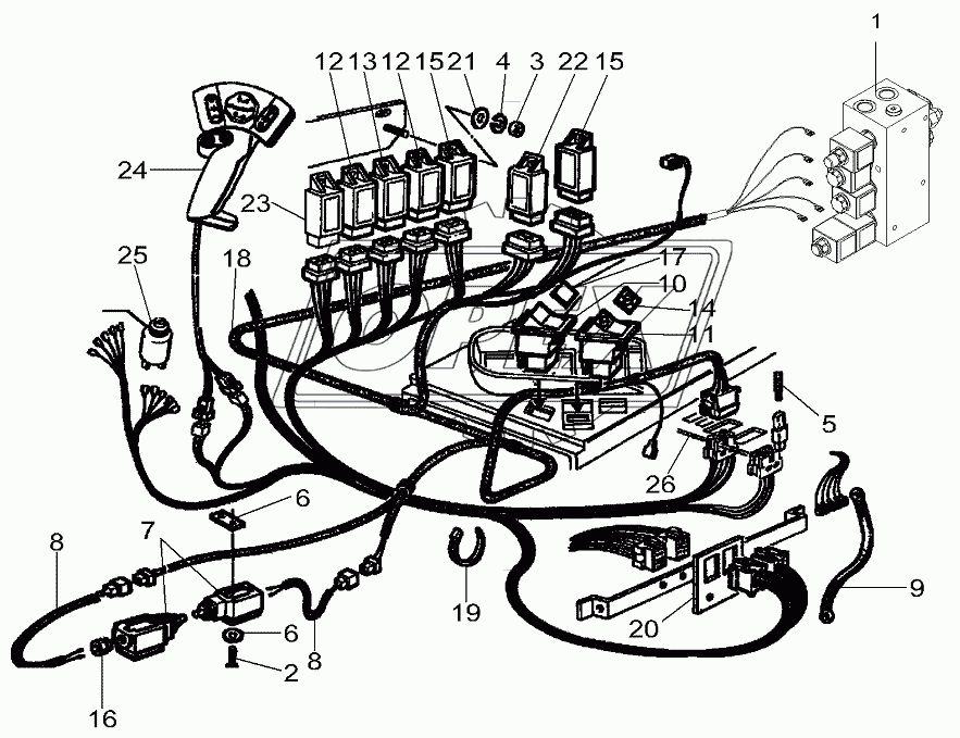 Valve-Chest Control Circuits From Serial Number 551510031 1