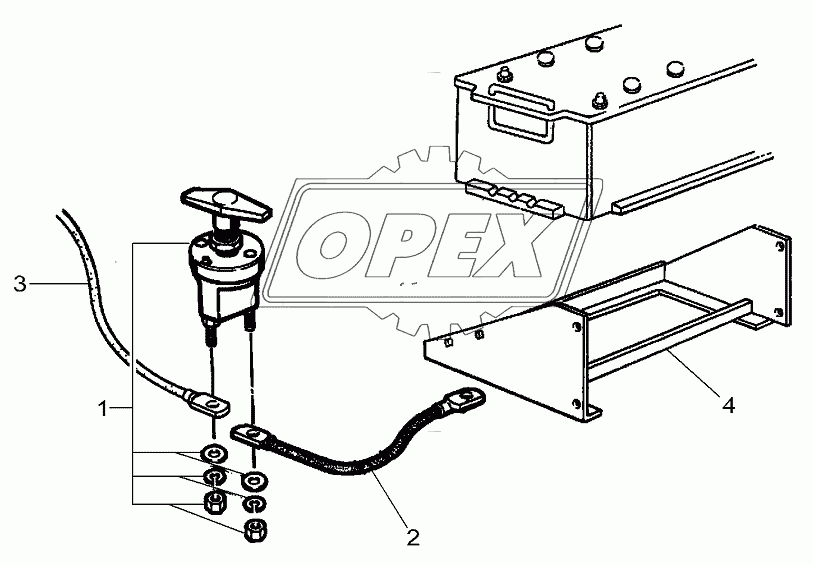 Battery Disengaging Device