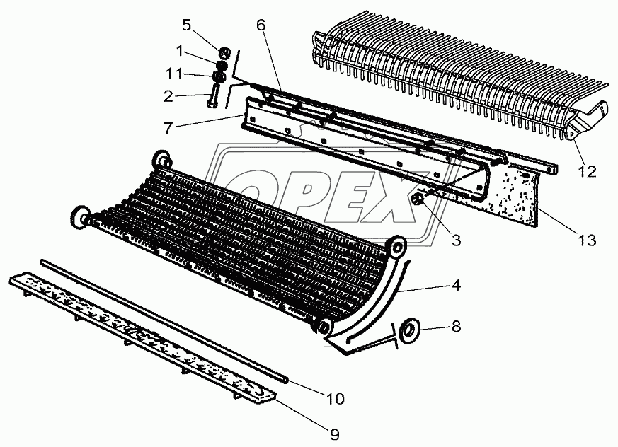 Rasp-Bar Concave