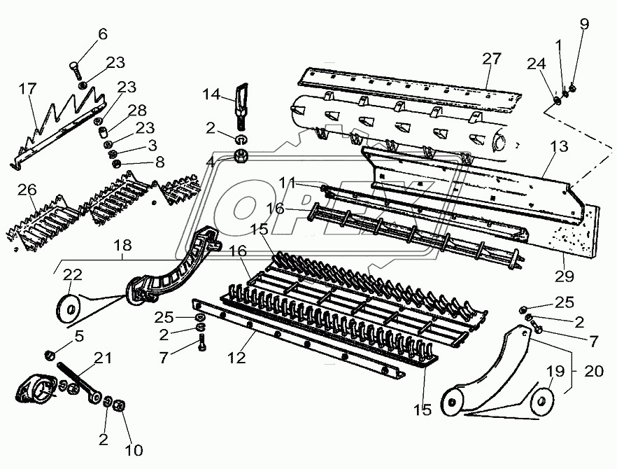 Spike Tooth Concave With 2 Complete Thresing Section