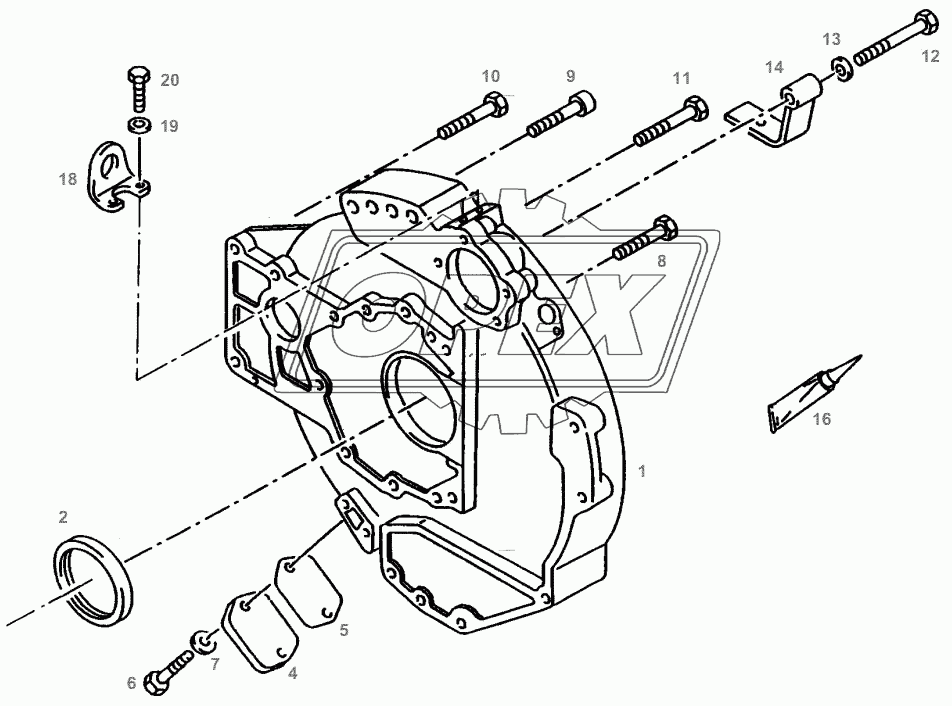 FLYWHEEL HOUSING 1