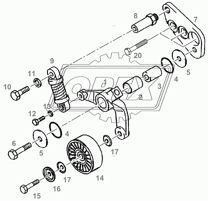 TENSION ROLLER 1