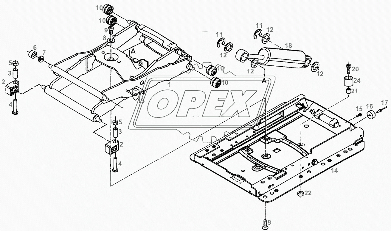 SEAT SPRING ASSY 6