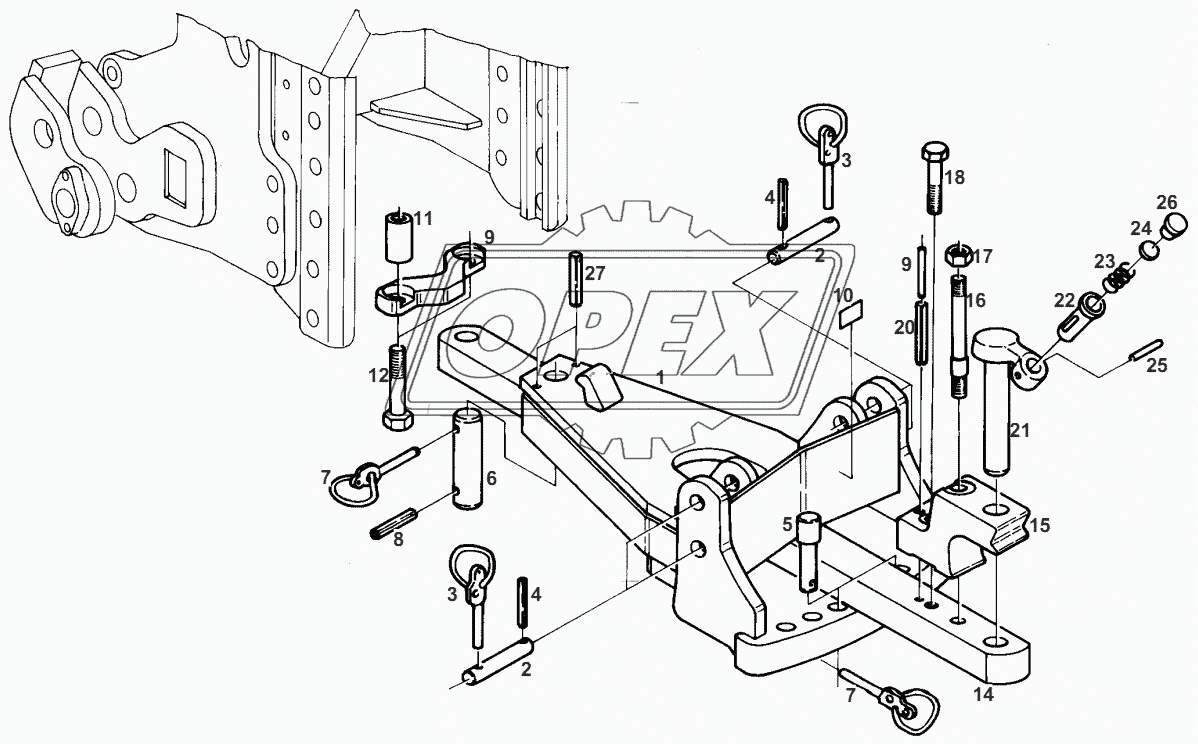 ADJUSTABLE DRAWBAR