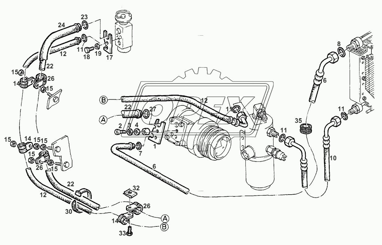 TUBES F.REFRIG.FLUID 1