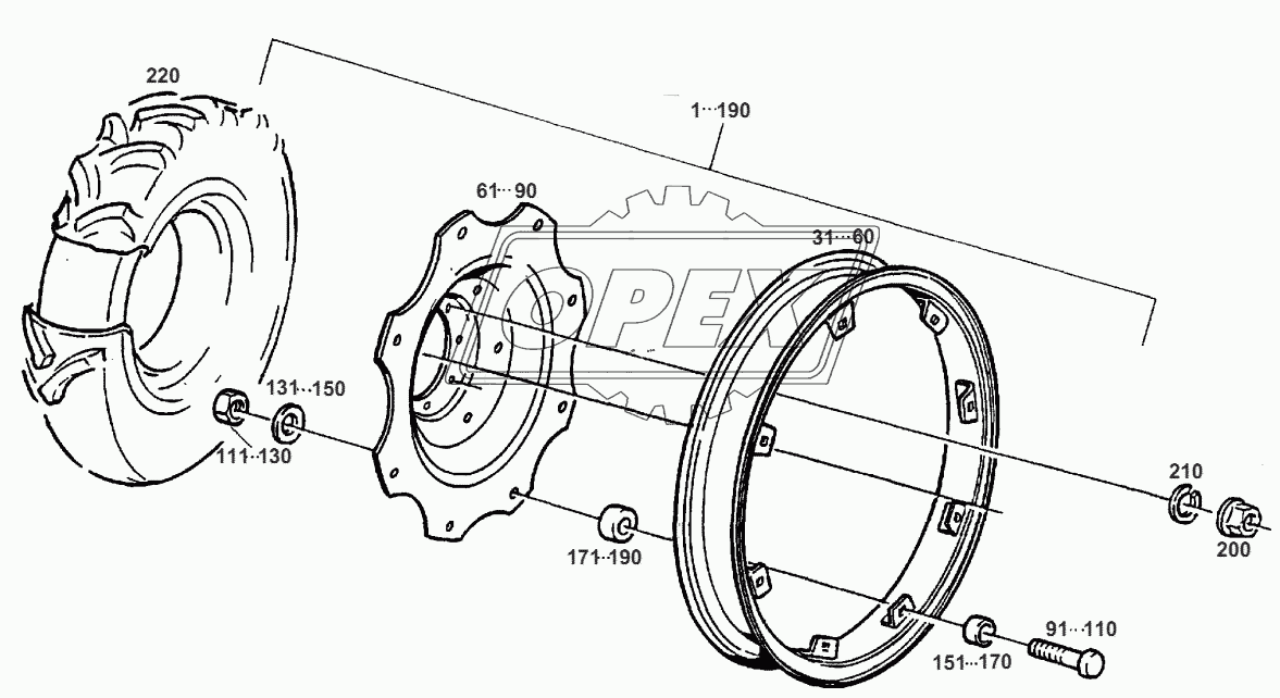 ROW CROP WHEELS