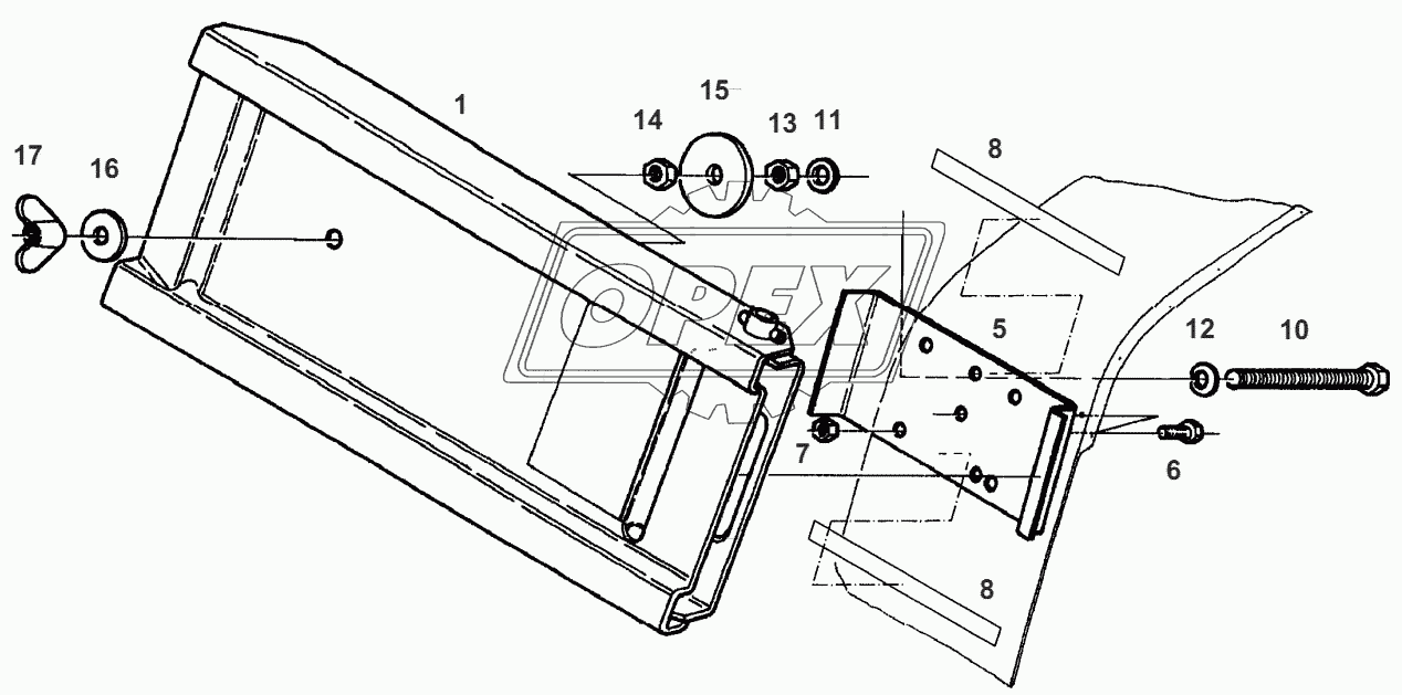 WHEEL WEDGE MOUNTING