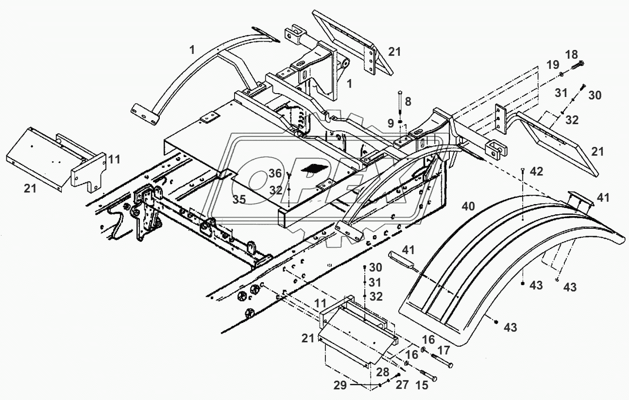 IMPLEMENT FRAME