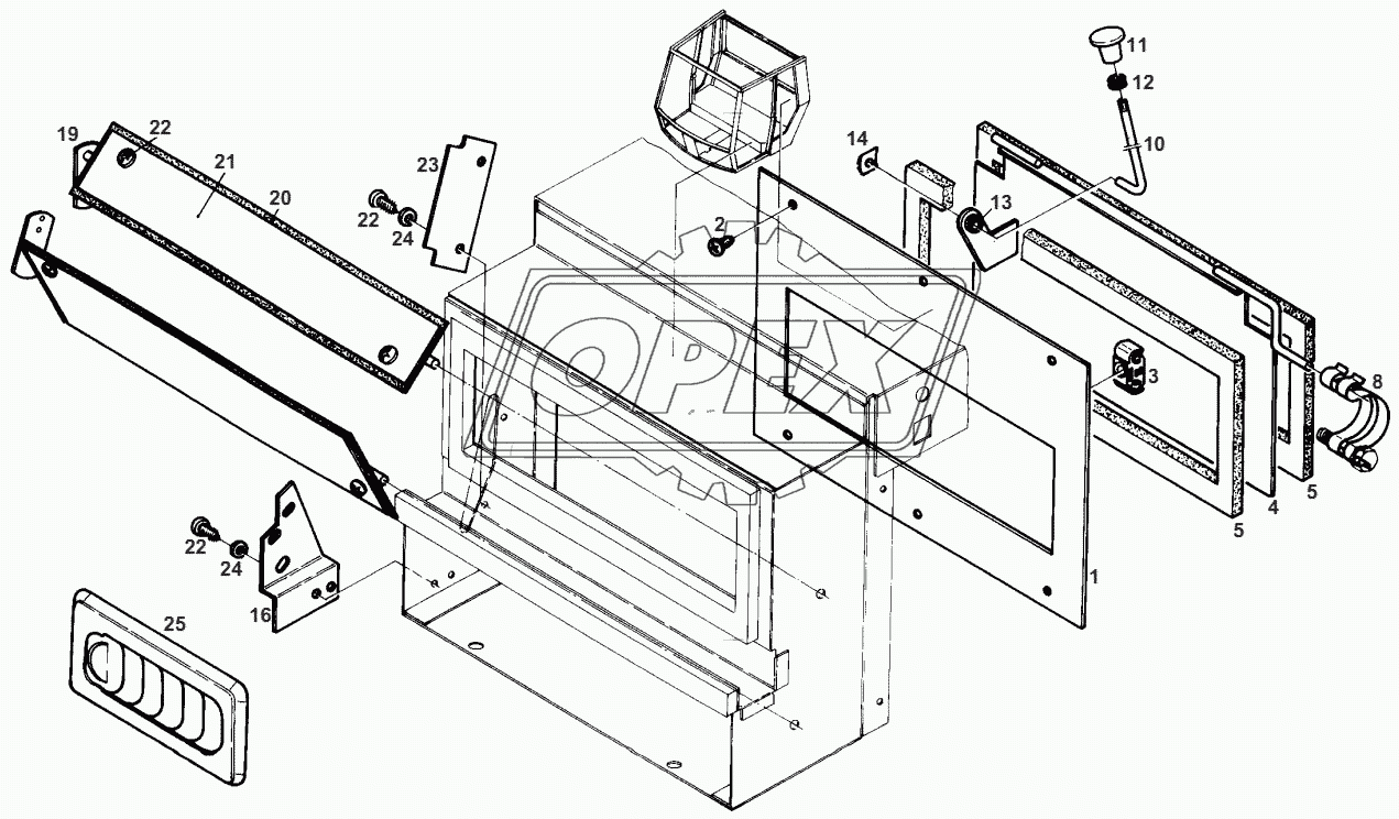 HEATING FLAP