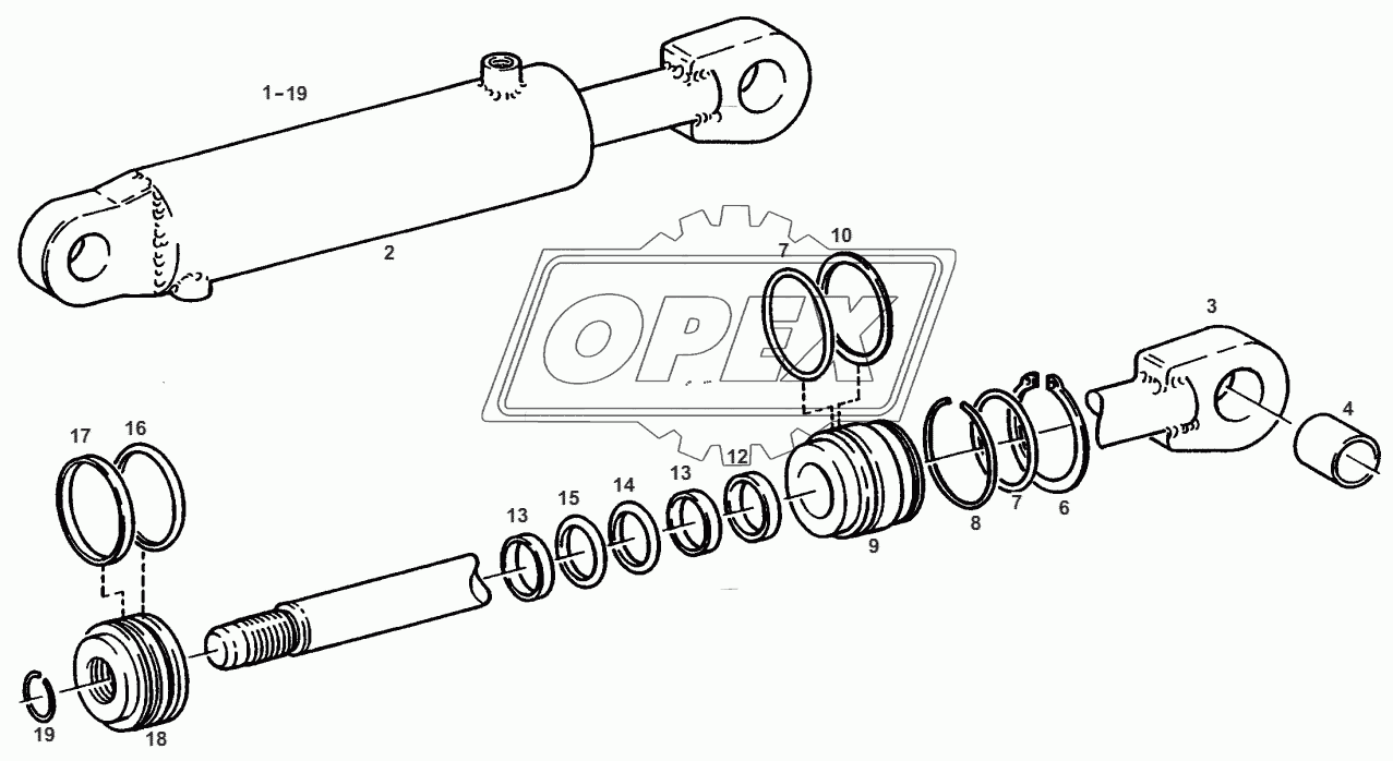 D.A. HYDR. CYLINDER 2