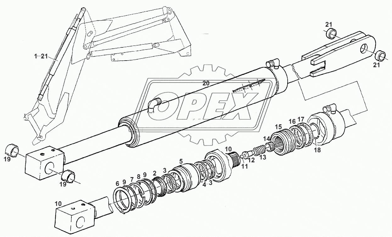 D.A. HYDR. CYLINDER 2
