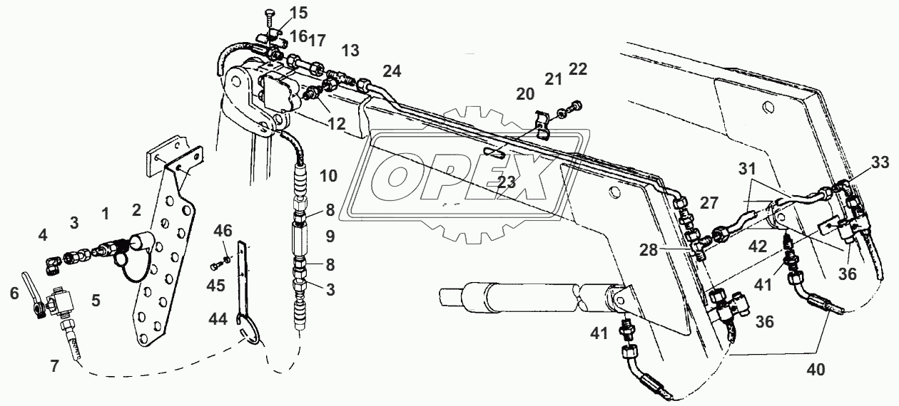 PIPING LIFT ARM 3