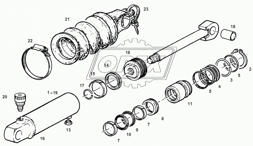 D.A. HYDR. CYLINDER 1