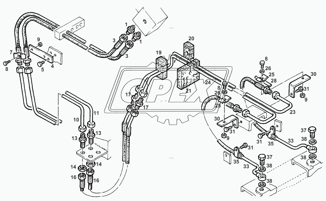 PIPES HYDR.STEERING