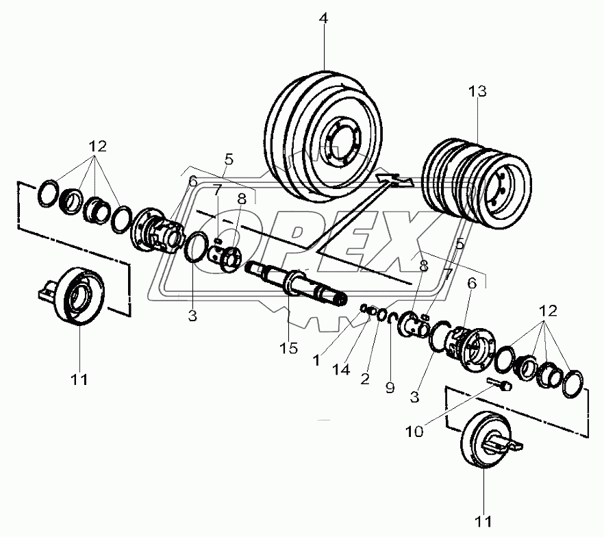 Rollers Elements And Idler Wheels